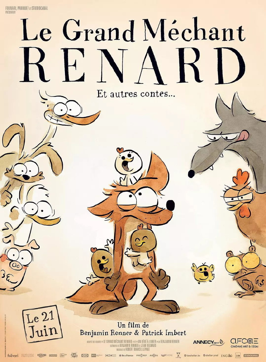 Le Grand Méchant Renard et autres contes... / 谁是大坏狐(台) / 大坏狐狸的动物童话 / 大坏狐狸与其他童话 / 大坏狐狸与其他故事 / The Big Bad Fox and Other Tales...海报