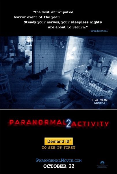 鬼入镜(台) / 午夜来吓(港) / 午夜灵异录像2 / 超自然现象2 / Paranormal Activity 2海报