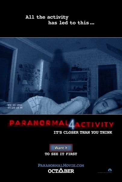 灵动：鬼影实录4 / 鬼入镜4 / Paranormal Activity 4海报