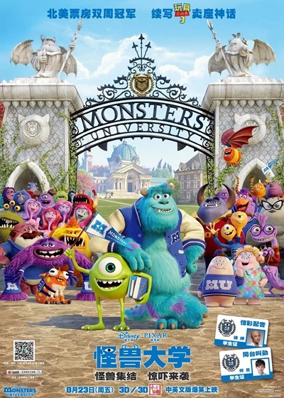 怪兽电力公司2：怪兽大学 / 怪物公司2：怪物大学 / 怪兽公司2 / 怪物公司2 / Monsters Inc. 2海报