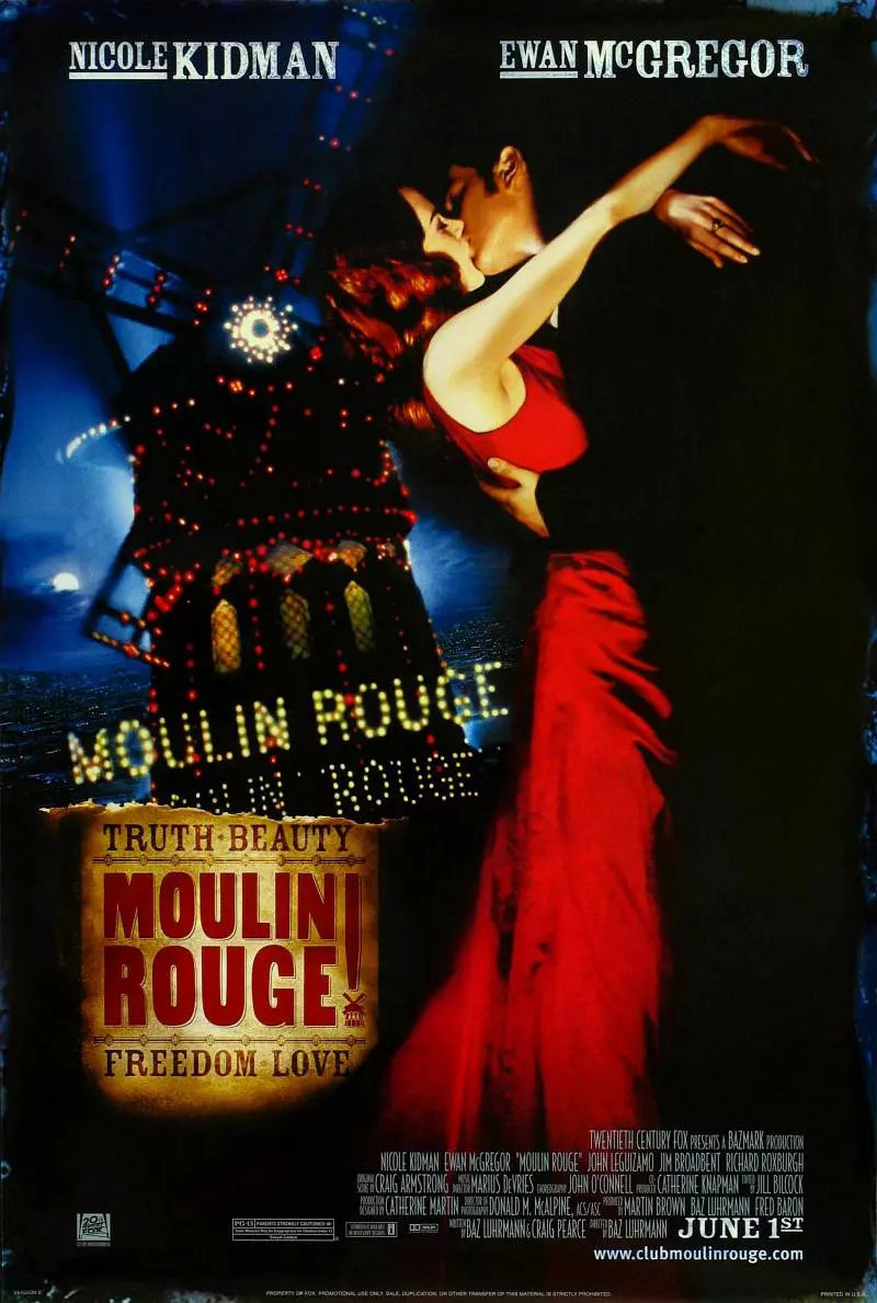 梦断花都 / 情陷红磨坊(港) / Moulin Rouge!海报